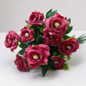 Artificial Small Size 7cm Rose Bunch | Decorative rose Bunches| Available in 9 Colors