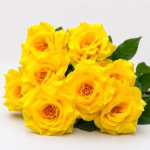 Handmade Artificial Fabric Rose New diamond Flower Bunch – | Available in 10 Colors | Home, Wedding & Event Décor