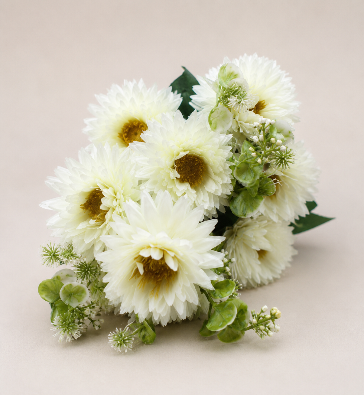 Artificial button genda 8 patti Rose Bunch – Available in 6 Colors